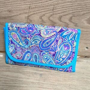 Colorful Hippie Boho Paisley Trifold Wallet